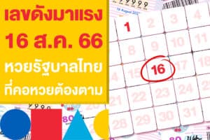 เช็กลิสต์ เลขดังมาแรง 16/8/66 แทงหวยรัฐบาลไทย